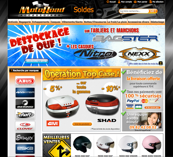 Site Motoroad Accessoires